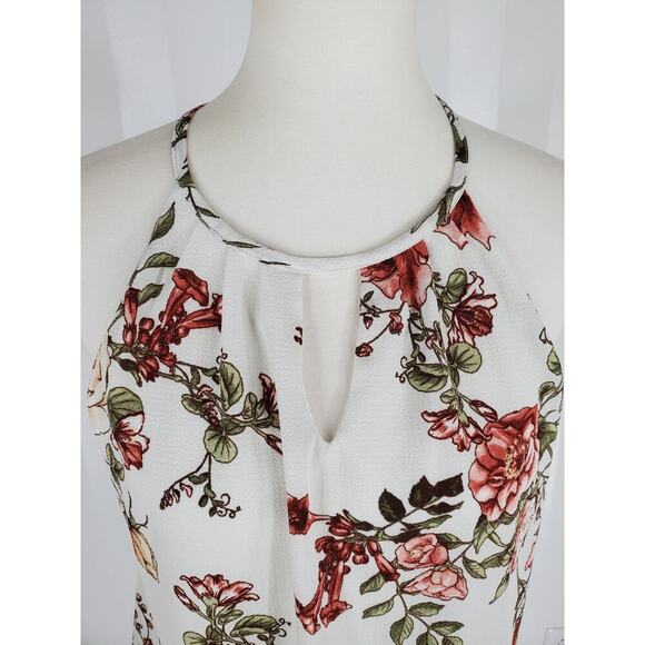 BLUE RAIN Women's Floral Print Sleeveless Top Sz S - Picture 5 of 9